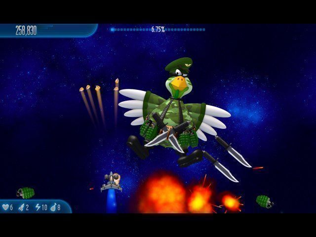 Chicken Invaders 5: Cluck of the Dark Side - Screenshot 1