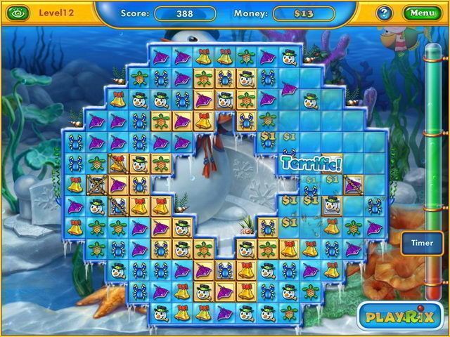 Fishdom: Seasons Under the Sea - Screenshot 1