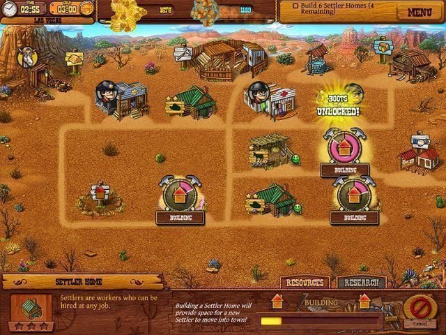 Settlers of the West - Screenshot 2