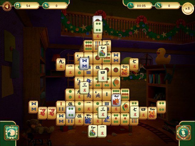 Christmas Mahjong - Screenshot 1