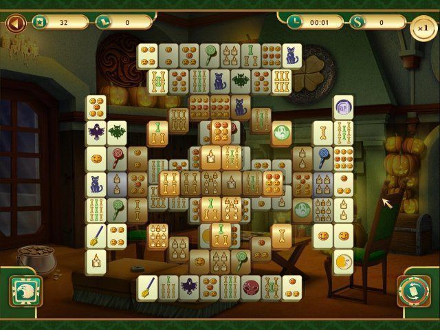 Spooky Mahjong - Screenshot 1