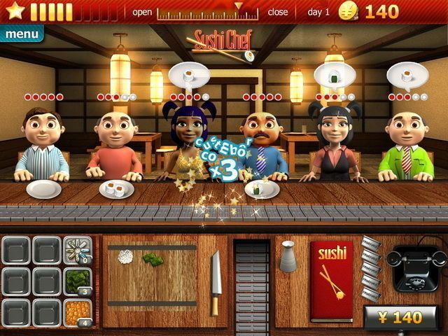Youda Sushi Chef - Screenshot 1